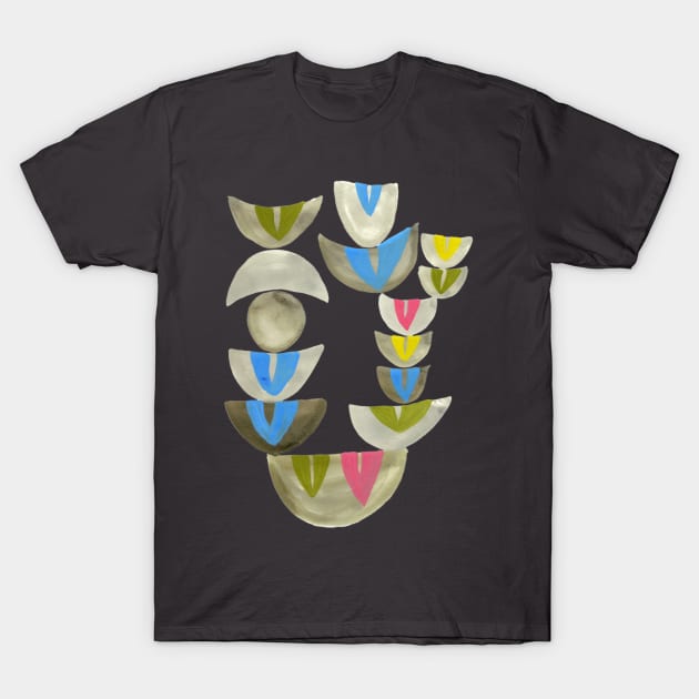 Mobile Seating Cups T-Shirt by onceuponapaper